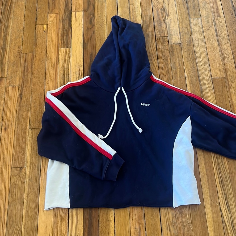 Vintage color block Levi’s hoodie